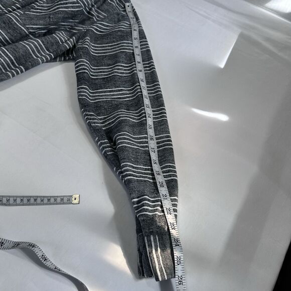 Zoo York Shirt Mens Large Gray Stripes Flannel Button Up Skater Y2K City Adult - Picture 5 of 9